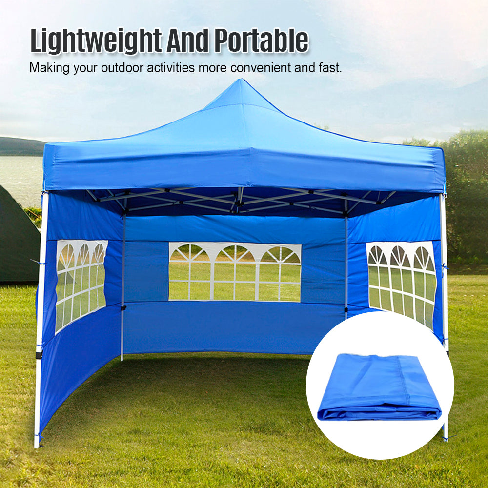 3Mx3M Gazebo Tent Durable Outdoor Pop-Up Canopy Tent With Sides