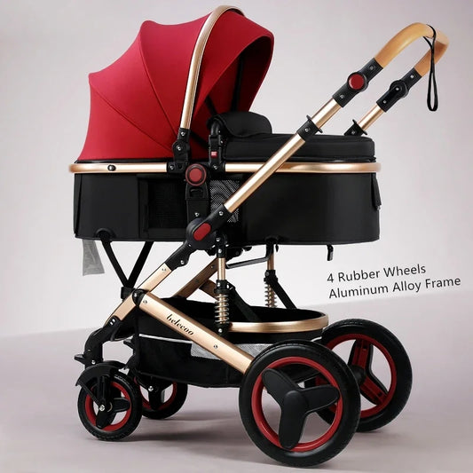 Belecoo 2 in 1 Baby Pram Stroller Q3