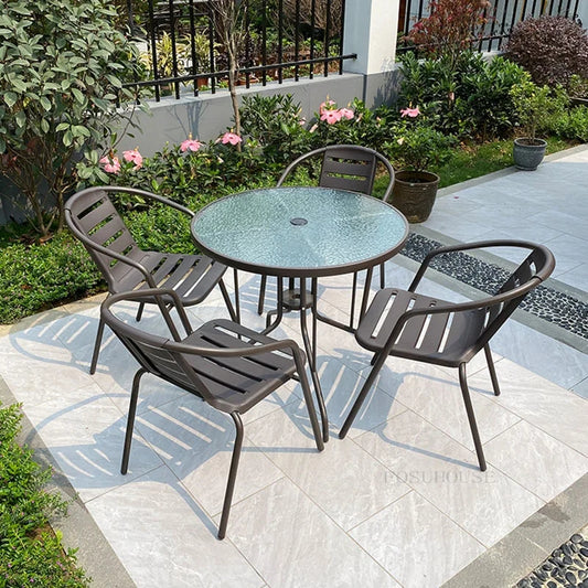 Quero 5 Piece Patio Set 4 Seater Garden Set