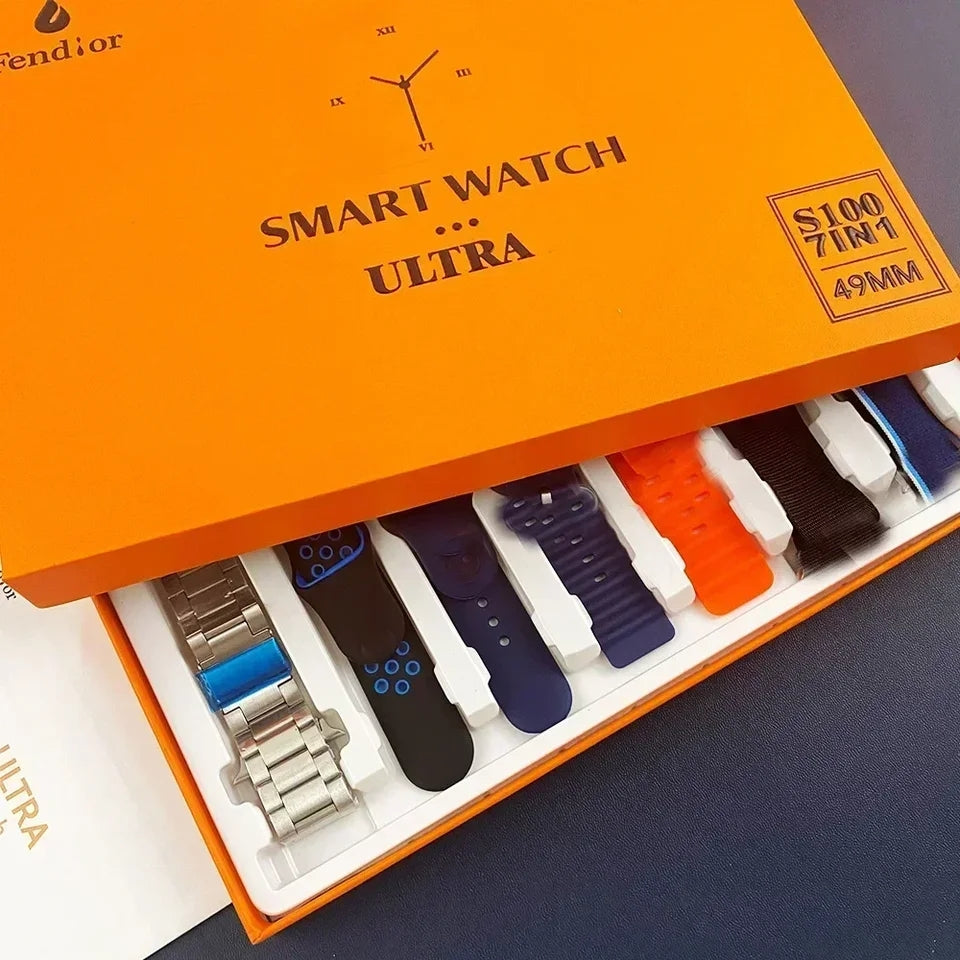 7 in 1 Ultra 49mm Smart Watch With Extra Straps