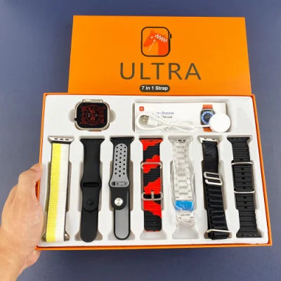 7 in 1 Ultra 49mm Smart Watch With Extra Straps